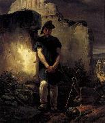 Horace Vernet Soldier-Labourer France oil painting artist